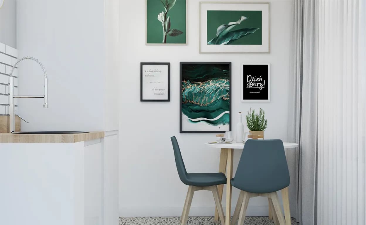 Jak zagospodarować pustą ścianę w kuchni - 10 praktycznych pomysłów